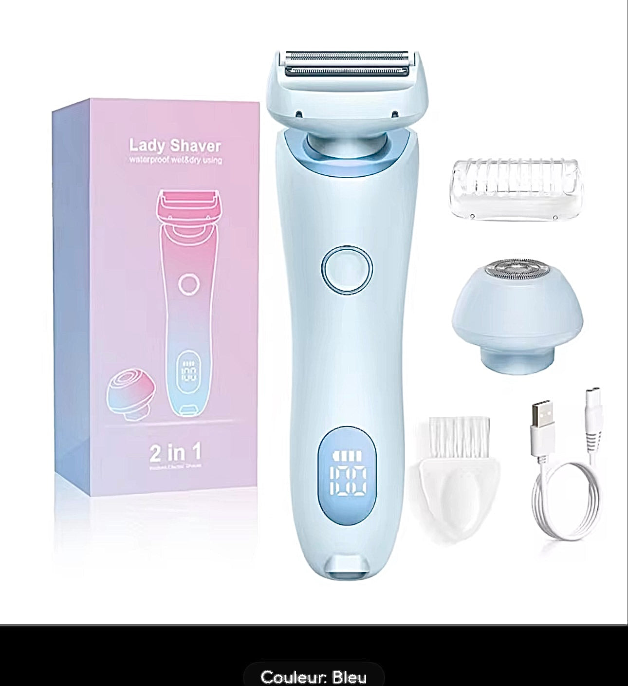 Lady Shaver • Épilateur Électrique 2 en 1